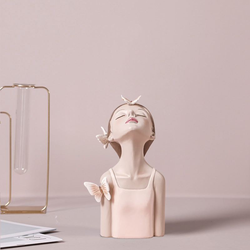 Bubble Girl Resin Ornaments Nordic Creative Home