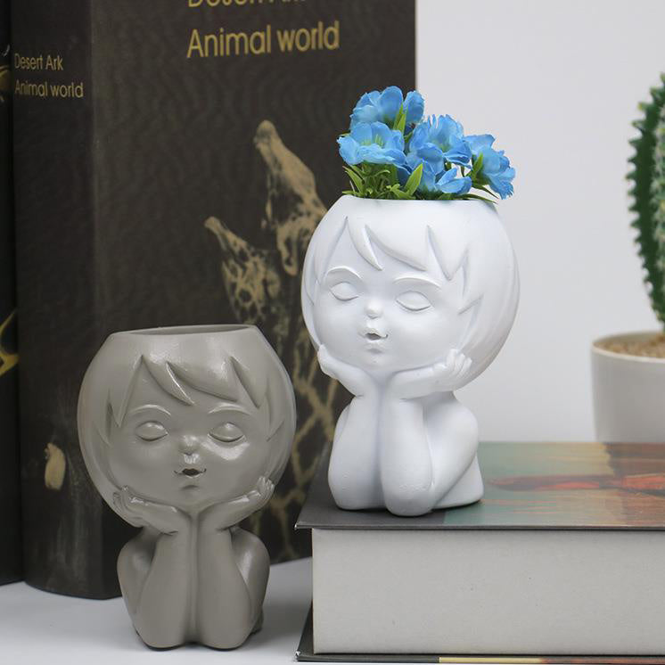 Vaso di fiori Lady in un modo semplicemente bello