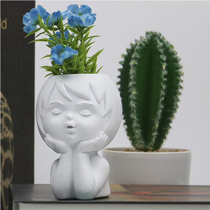 Vaso di fiori Lady in un modo semplicemente bello