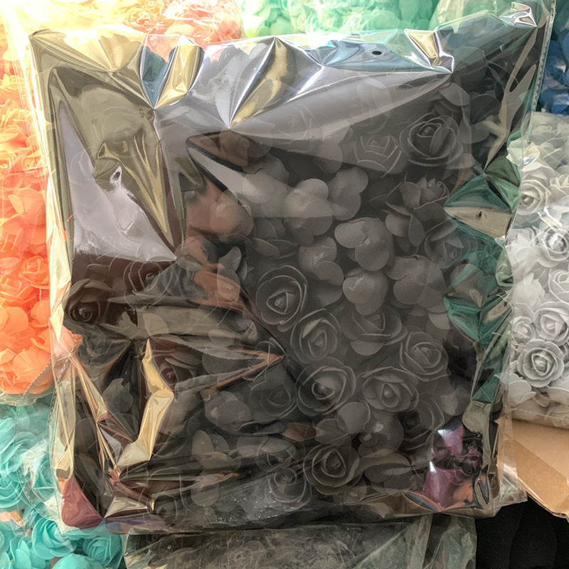 Rosas artificiales de espuma de 3 cm de diámetro, 500 unidades