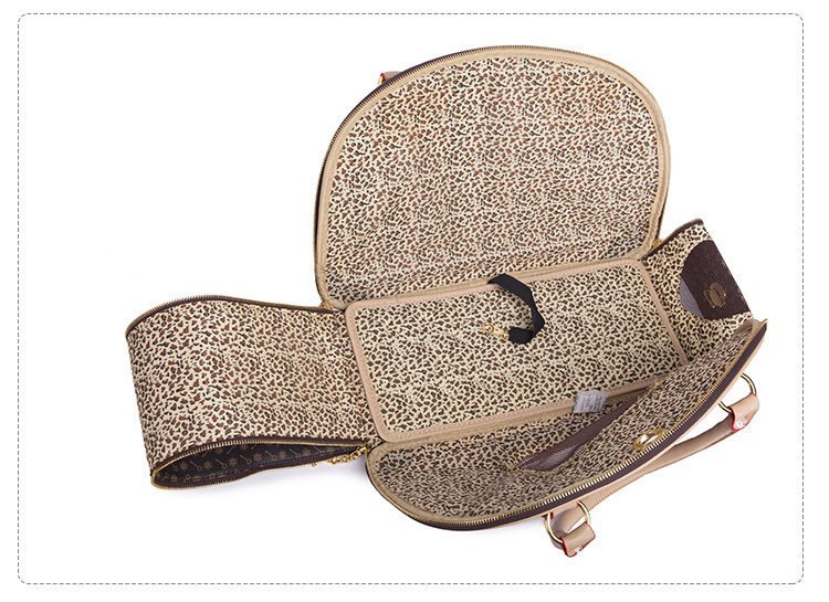 Borsa per animali domestici, eccellente da viaggio, in similpelle, resistente e anti-schiacciamento