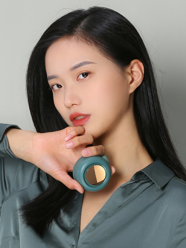 Piccolo ventilatore portatile Cyclone con fibbia, piccolo ventilatore tascabile portatile