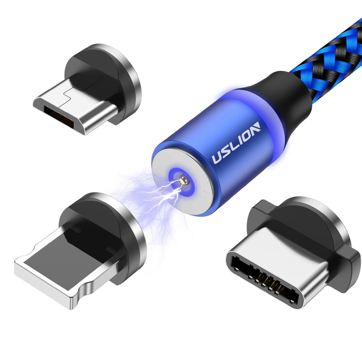 Cavo USB magnetico Cavo USB di tipo C a ricarica rapida Caricabatterie magnetico