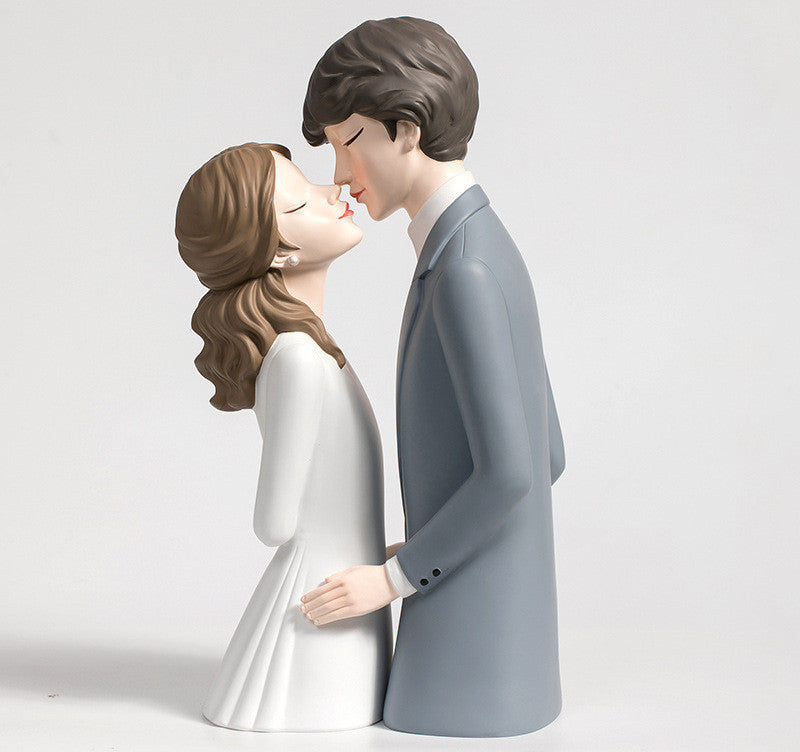 Ornamenti dolci e creativi per il partner d'amore, decorazioni per matrimoni moderne e semplici