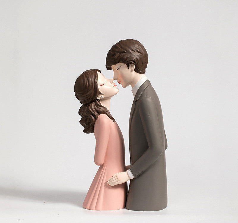 Ornamenti dolci e creativi per il partner d'amore, decorazioni per matrimoni moderne e semplici