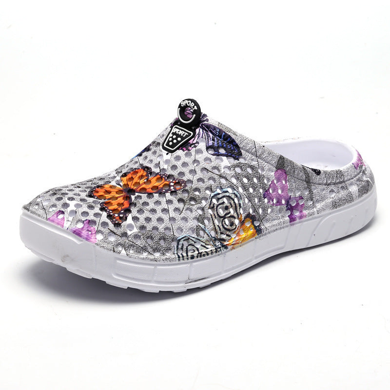 Beach Butterfly Hole Shoes