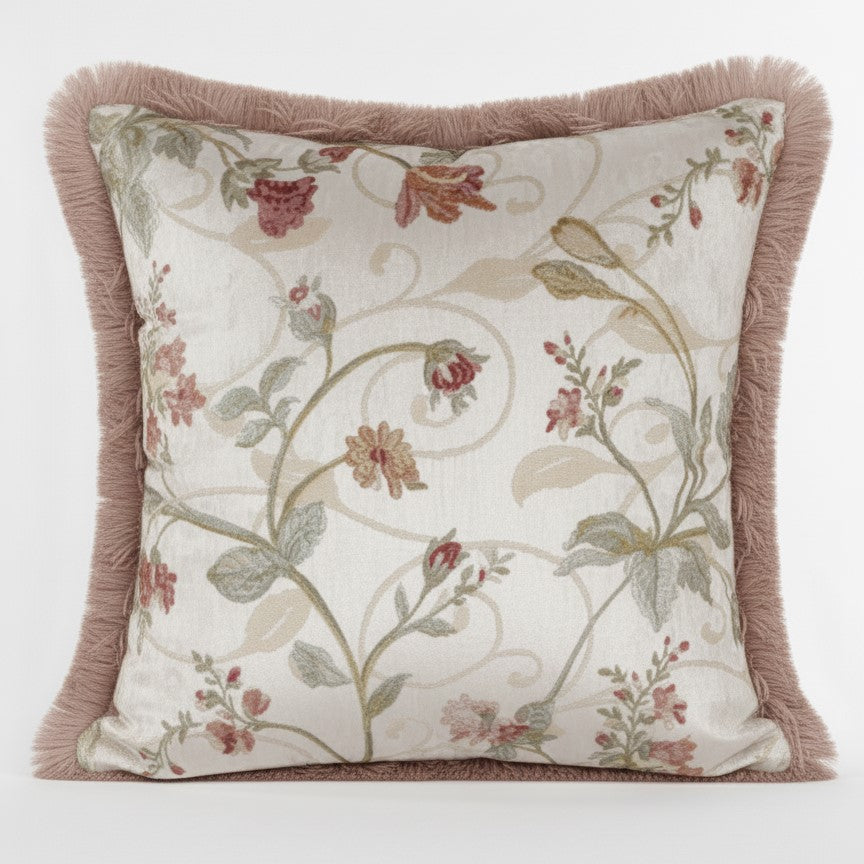 Cuscino Arredo Artigianale 50x50 cm in Tessuto Lampasso | Collezione