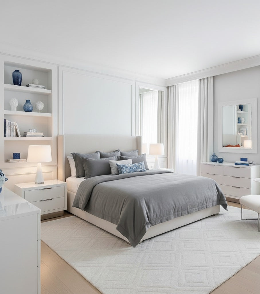 Copripiumino in cotone percalle – Tinta unita 