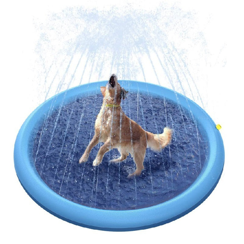 Almohadilla antideslizante para salpicaduras para niños y mascotas, piscina para perros, agua al aire libre de verano.
