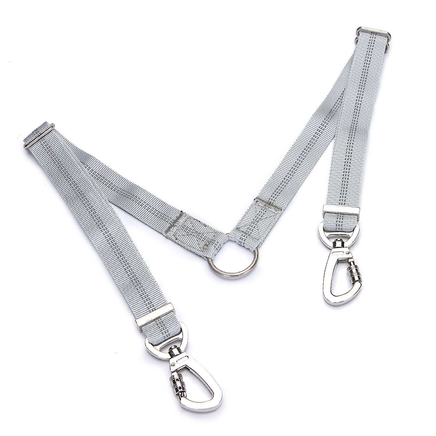 Pet One For Two Corda di trazione elastica alta per cani a doppia testa