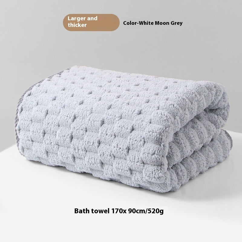 Asciugamano da bagno Dizzling Plus-size spesso in pile di corallo di classe A