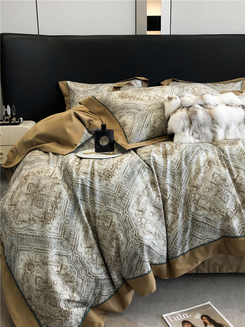 Four-piece Bedding Set Cotton Long-staple.