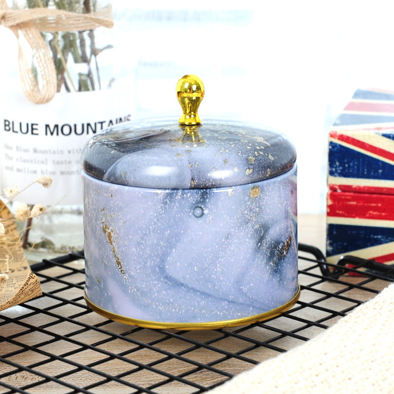 Beautiful designed round tin vessels.