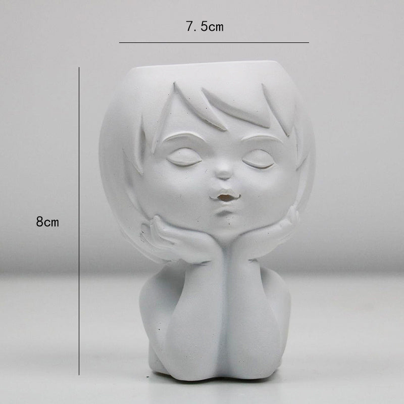 Vaso di fiori Lady in un modo semplicemente bello