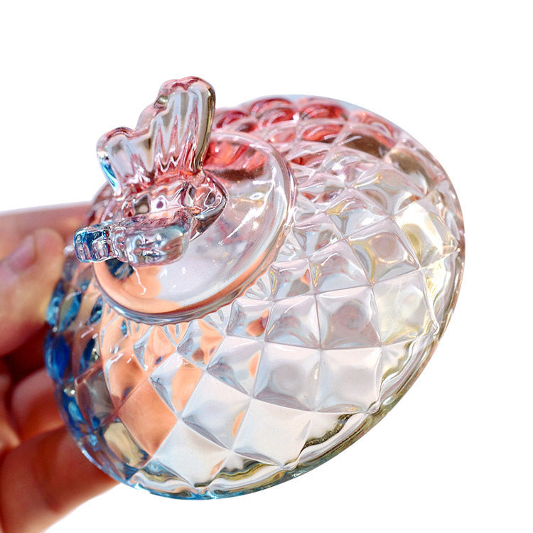 Luxury European style storage jar, colorful glass (Ideal for Candle Making)