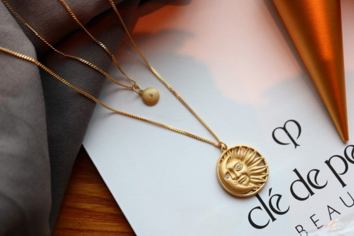 Collana con ciondolo in madreperla bianca naturale artigianale italiana