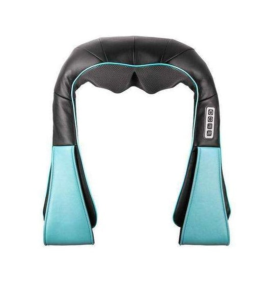 Massaggiatore rilassante dopo il lavoro, calore profondo, impastamento Shiatsu.