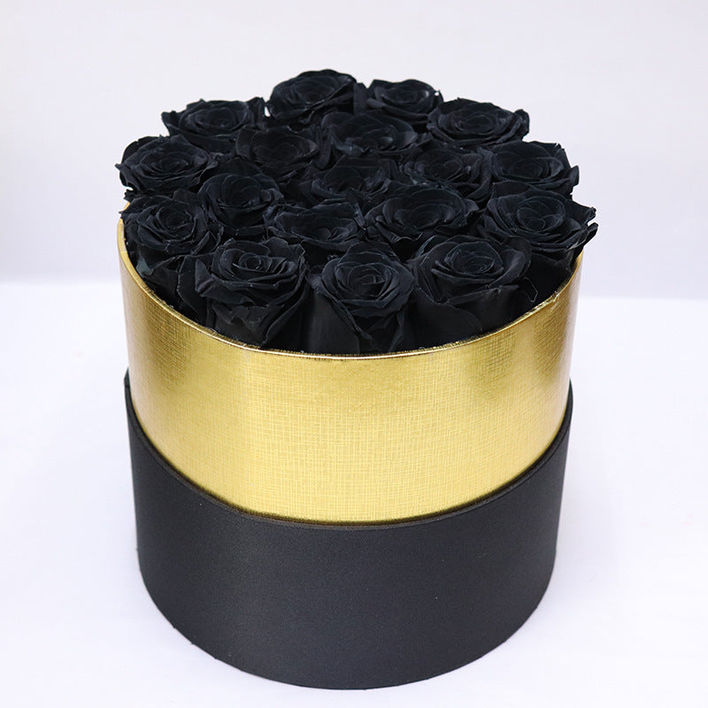 Exquisite roses in beautiful gift box assorted colors.