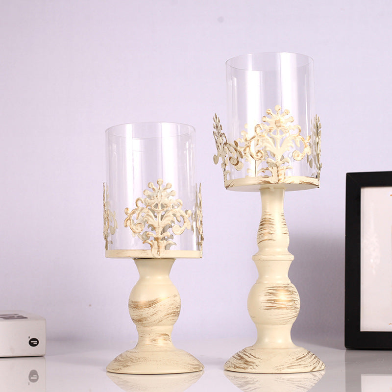 Candle Holder Cube Stand Decoration