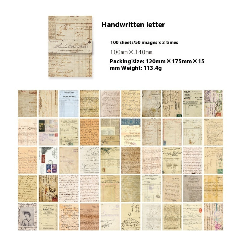 Materiale cartaceo Retro Sfondo artistico per qualsiasi quaderno