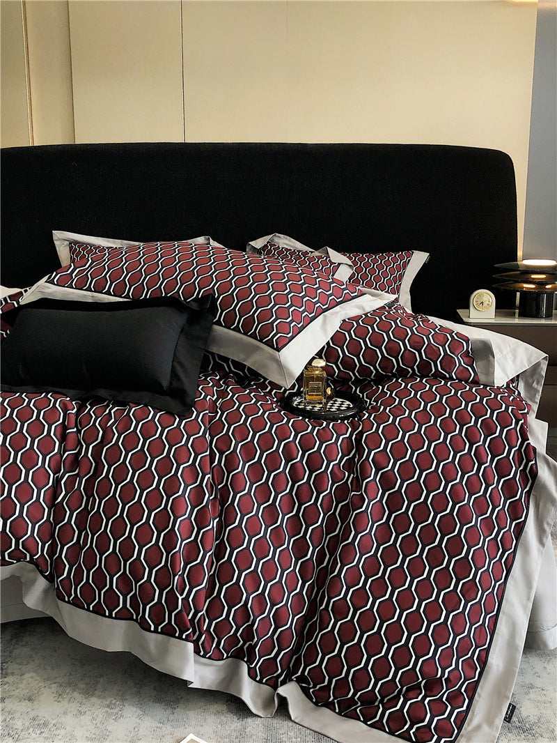 Four-piece Bedding Set Cotton Long-staple.