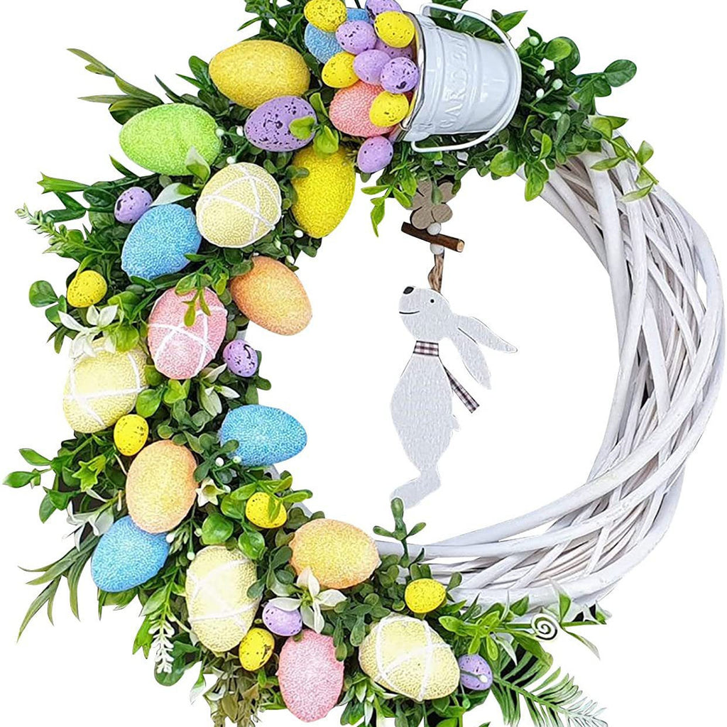 Accesorios de decoración de corona de conejito de Pascua familiar