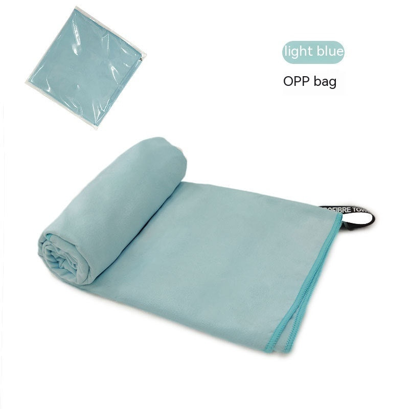 Asciugamano assorbente per il sudore, in velluto bifacciale, ad asciugatura rapida, sportivo