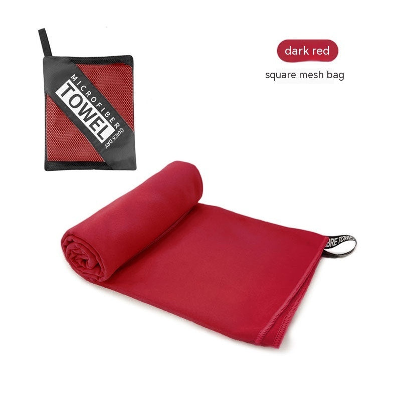 Asciugamano assorbente per il sudore, in velluto bifacciale, ad asciugatura rapida, sportivo