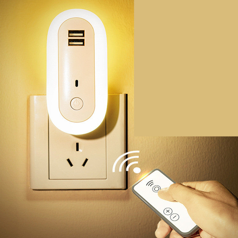 Wall Lamp USB Remote Control Timing Dimming Night Light