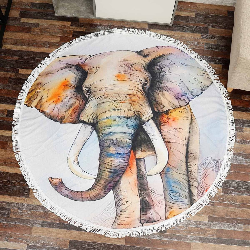 Telo mare stampato, telo mare scialle