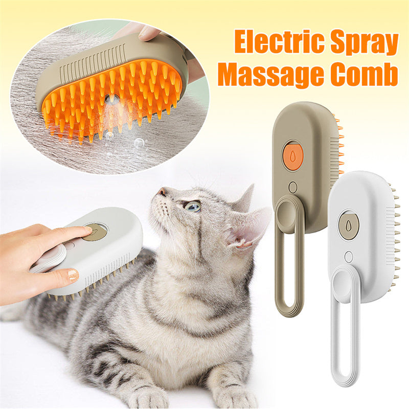 Pet Grooming 3 in 1 Electric Spray Hair Brushes