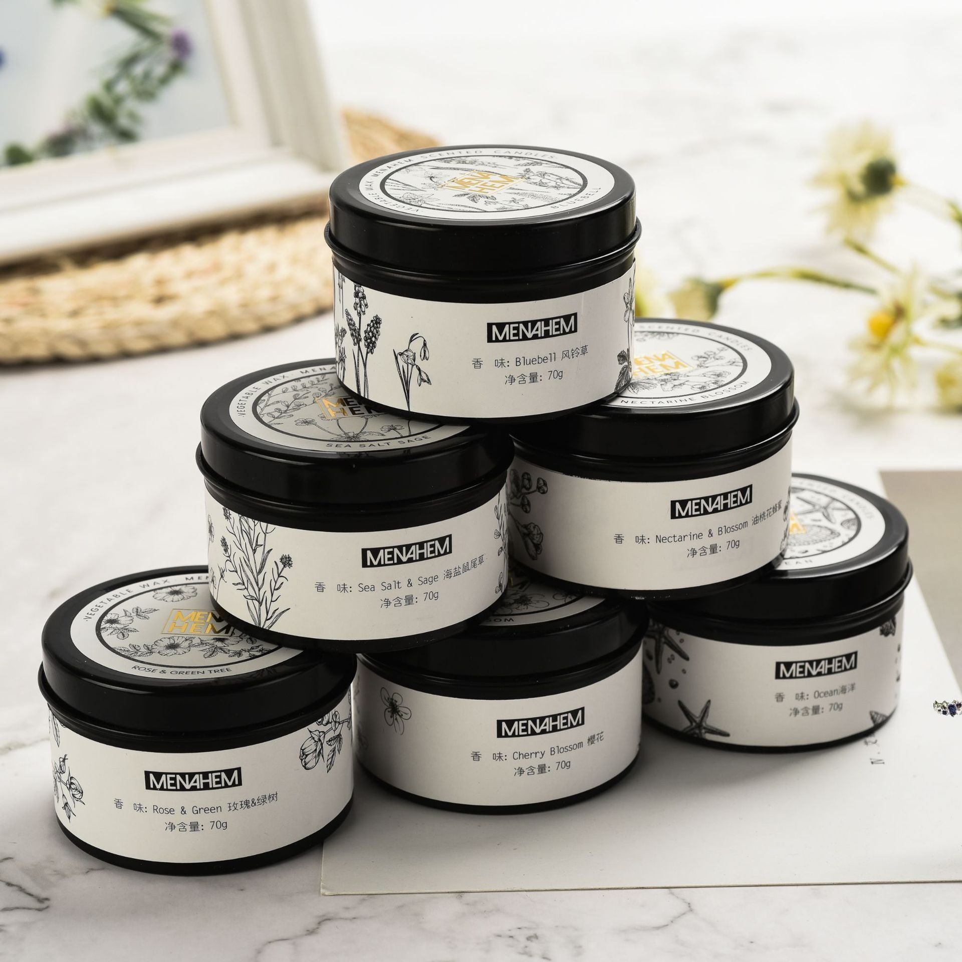 Candles Smokeless  Aromatic Scented