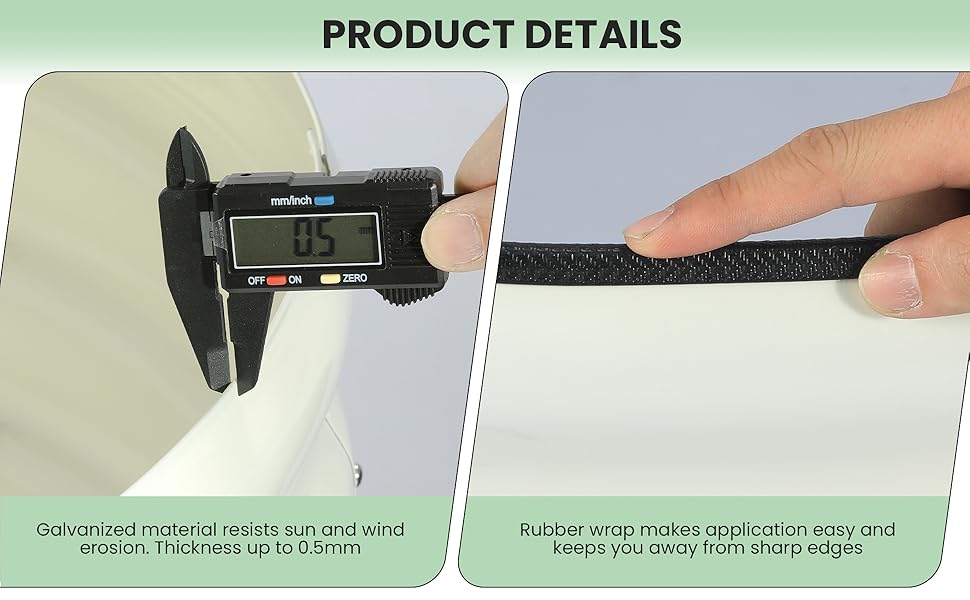 Oval Galvanized Raised Garden Bed Deep Root Planter Box.