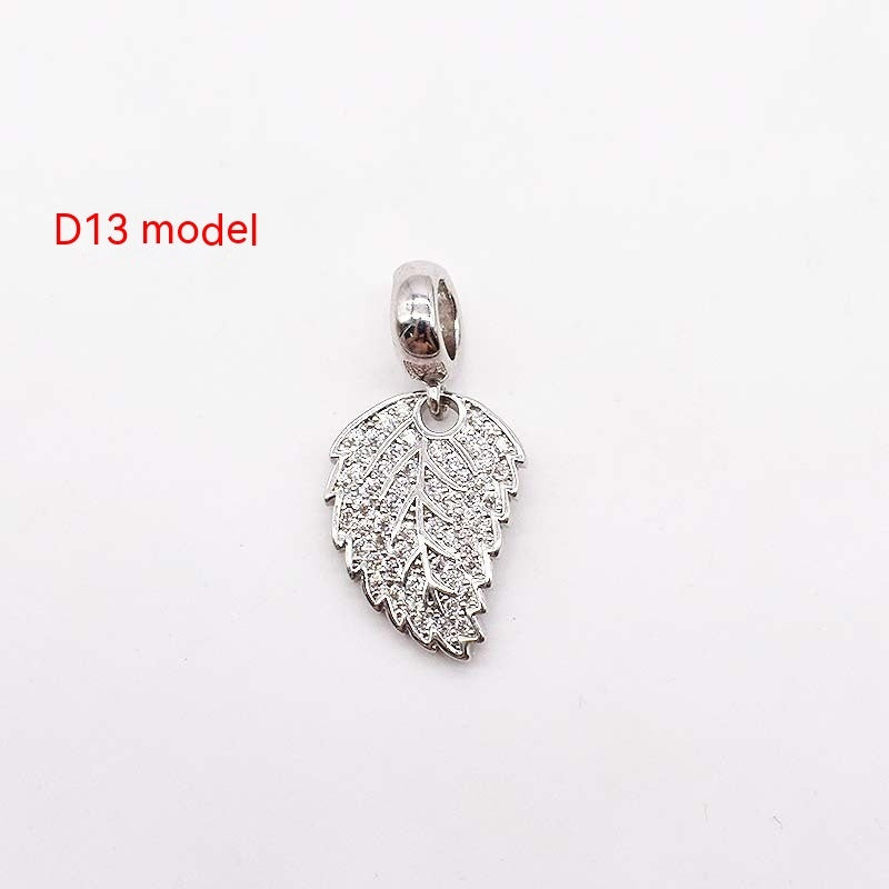 Ciondoli con perline distanziatrici a foro largo placcate in oro 14 carati e rame