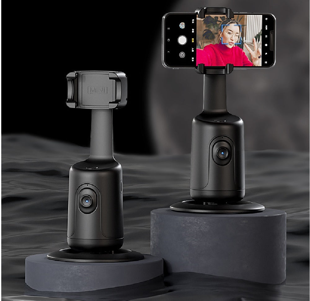 Treppiede per video con monitoraggio automatico del viso a 360° per smartphone