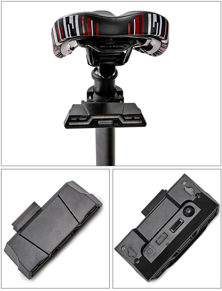 Fanale posteriore per bicicletta impermeabile Fanale posteriore ricaricabile tramite USB Fanale posteriore per bicicletta 3 colori 