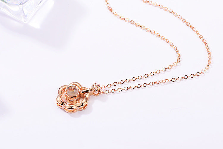 Ti amo 100 lingue collana di proiezione della memoria d'amore