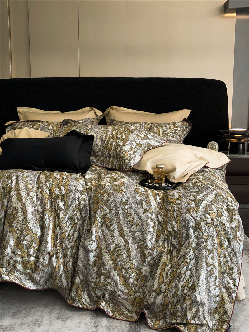 Four-piece Bedding Set Cotton Long-staple.