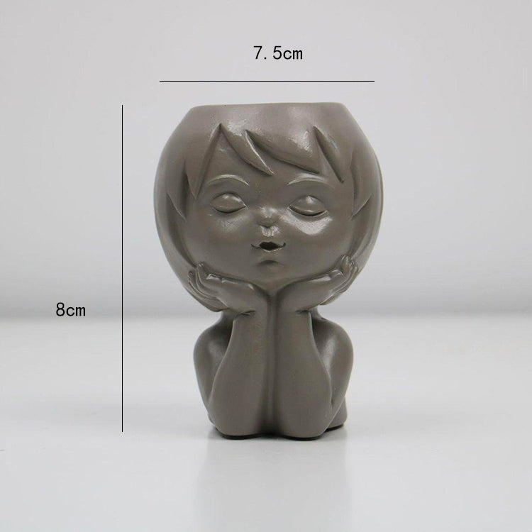 Vaso di fiori Lady in un modo semplicemente bello