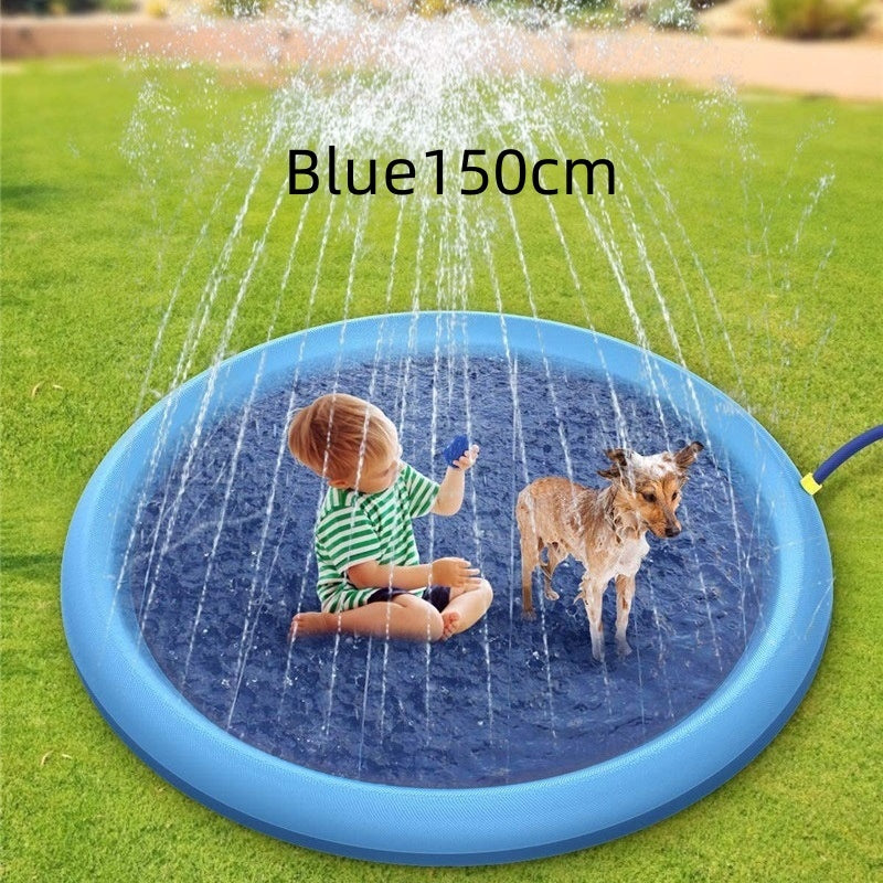 Almohadilla antideslizante para salpicaduras para niños y mascotas, piscina para perros, agua al aire libre de verano.
