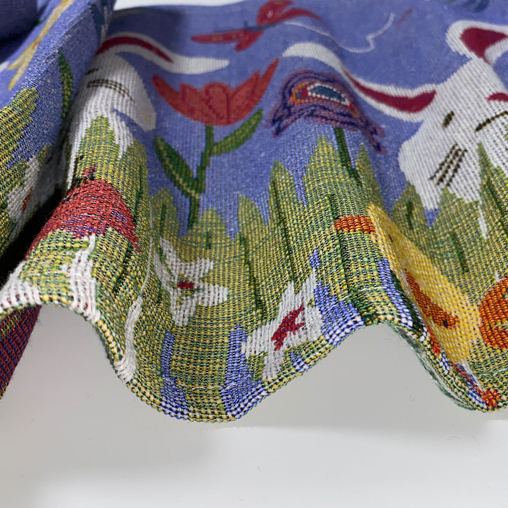 Runner da tavolo con uovo di coniglio di Pasqua, tovaglia in stile americano, stile villaggio