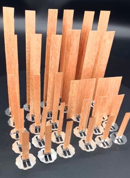 Wooden Wax Core Wick Jar Wax Soybean Wood Chips