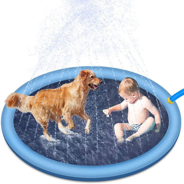 Almohadilla antideslizante para salpicaduras para niños y mascotas, piscina para perros, agua al aire libre de verano.