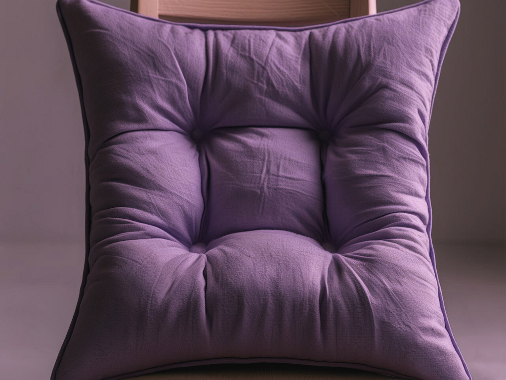 Coprisedia imbottito in cotone tinta unita – Modello Morbidone 42x42 cm | Linea Zalea