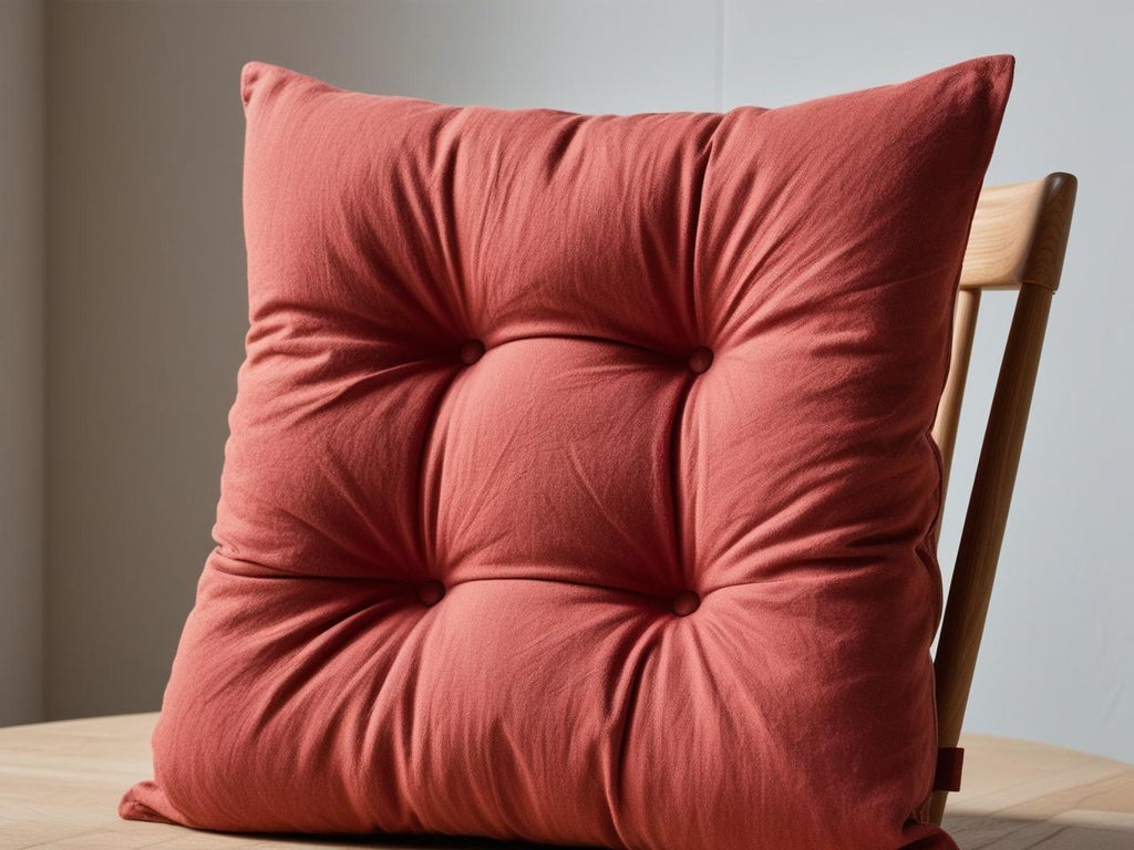 Coprisedia imbottito in cotone tinta unita – Modello Morbidone 42x42 cm | Linea Zalea