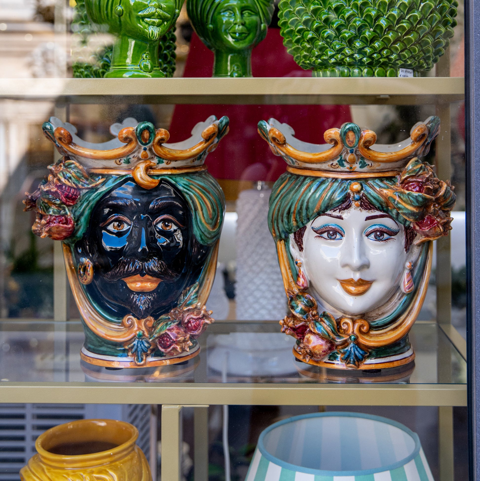 Testa h 25 melograni verde/arancio femmina