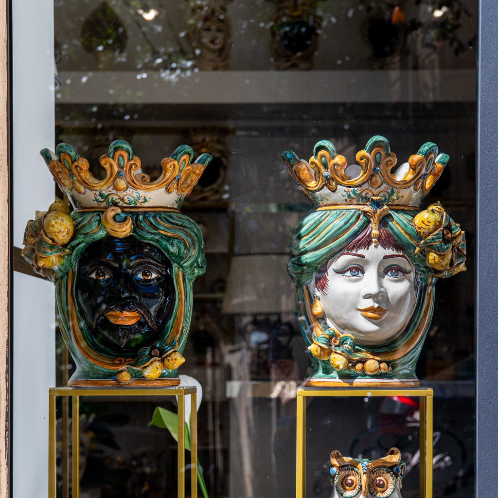 Testa h 40 limoni verde/arancio femmina