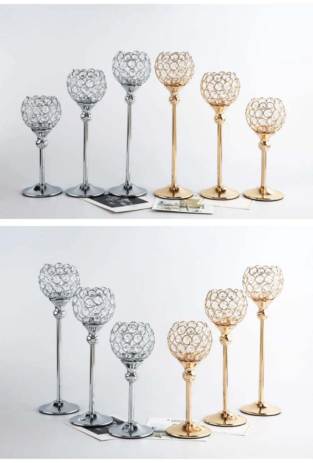 Crystal Romantic Candle Lantern Ideal For Any Event