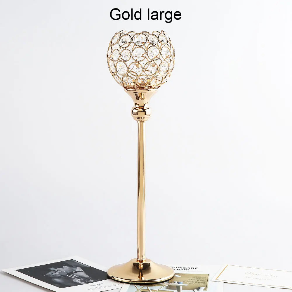 Crystal Romantic Candle Lantern Ideal For Any Event