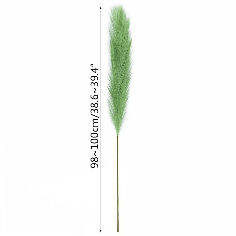 Artificial Pampas Grass Dried Reed Flowers 5pcs 100cm
